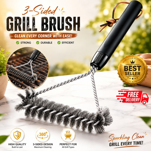 Weber bbq grill cleaning brush - weber,